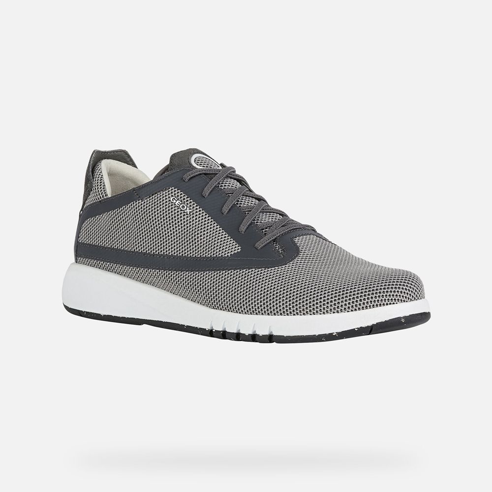 Geox Erkek Spor Ayakkabı Gri - Aerantis - GEL-621057